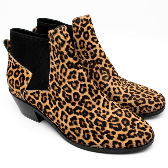 Cole Haan Shoes - Cole Haan Women’s Gia Calf Hair Leopard Animal Print Ankle Boots SIZSE 7.5 B